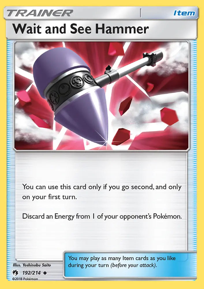 Wait and See Hammer 192 Lost Thunder Pokesingles