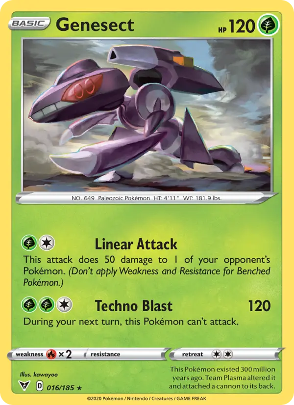 Genesect 16 Vivid Voltage Pokesingles