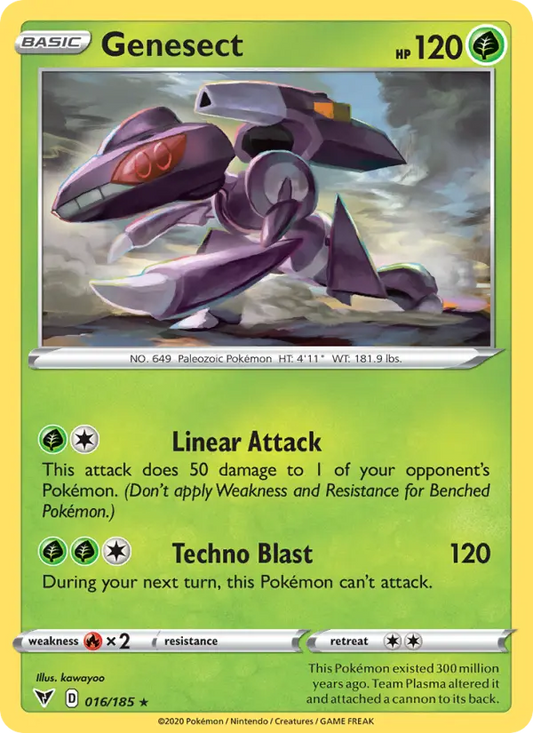 Genesect 16 Vivid Voltage Pokesingles
