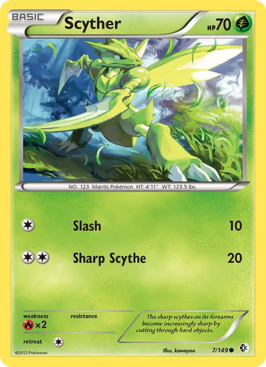 Scyther 7 Boundaries Crossed Pokesingles