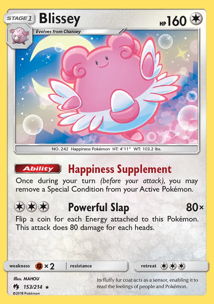 Blissey 153 Lost Thunder Pokesingles