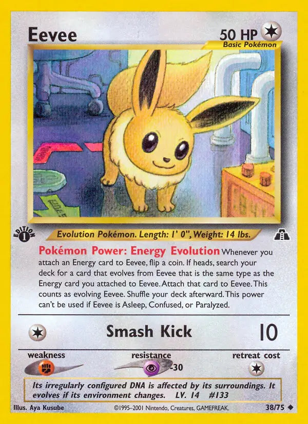 Eevee 38 Neo Discovery Pokesingles