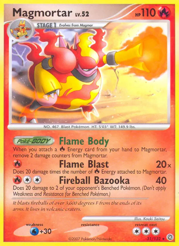 Magmortar 31 Secret Wonders Pokesingles