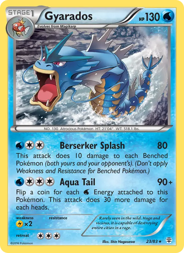 Gyarados 23 Generations Pokesingles