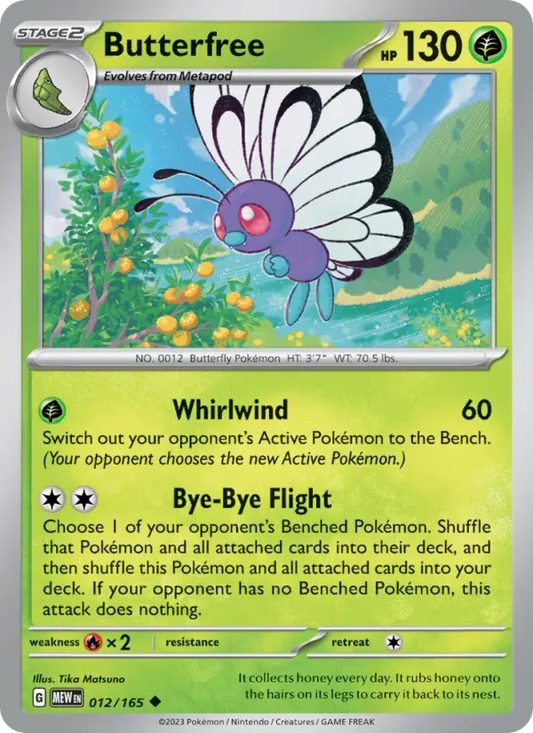 Butterfree 12 151 Pokesingles