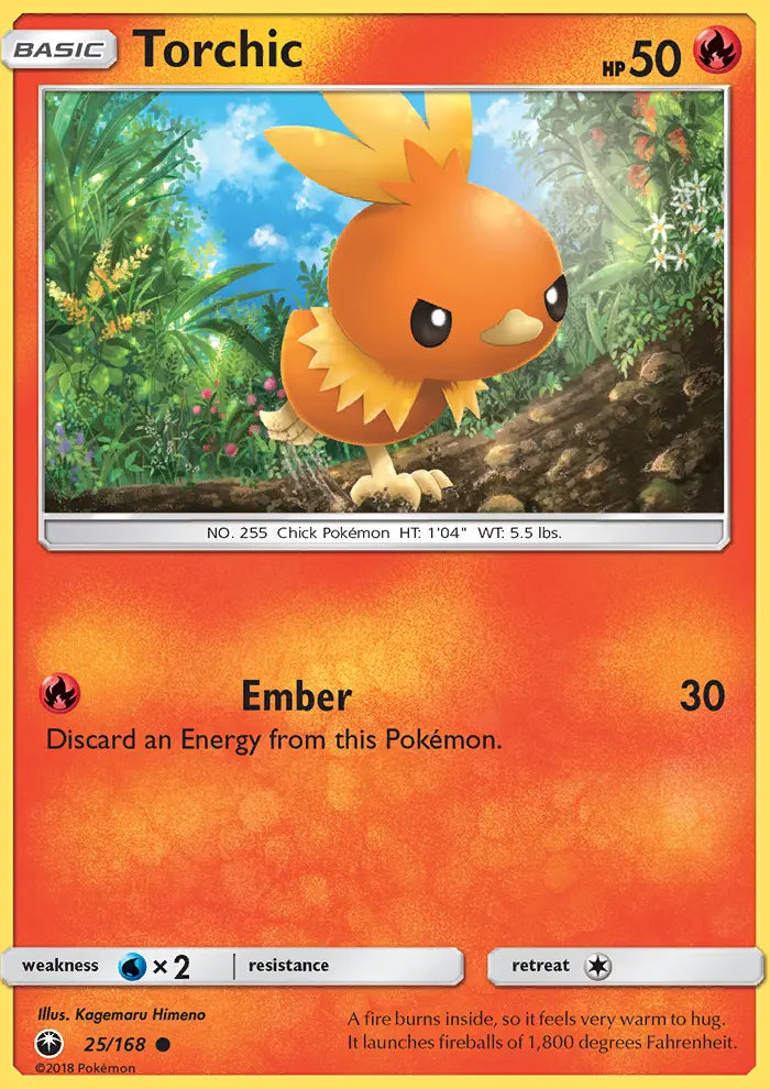 Torchic 25 Celestial Storm Pokesingles