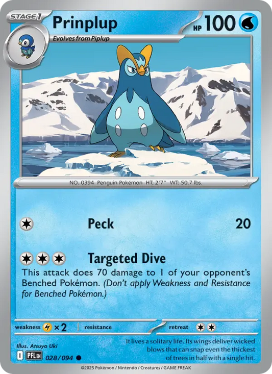 Prinplup 28 Phantasmal Flames Pokesingles
