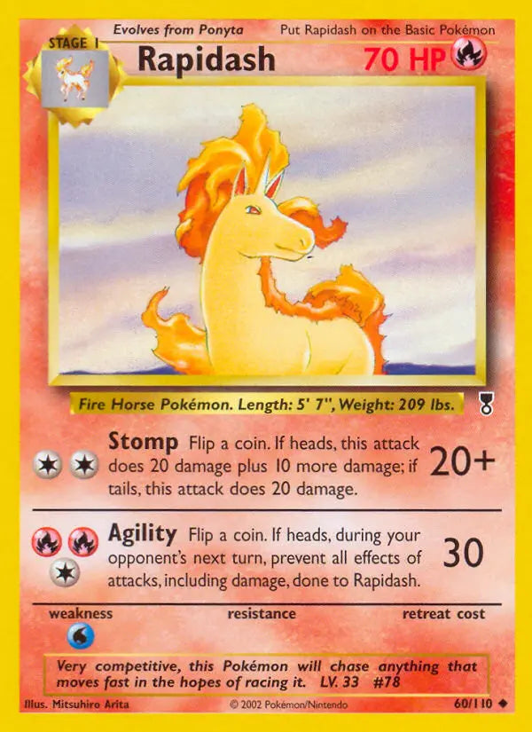 Rapidash 60 Legendary Collection Pokesingles