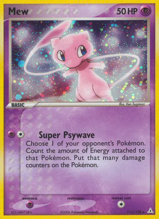 Mew 111 Holon Phantoms Pokesingles
