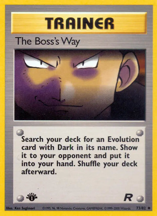 The Boss's Way 73 Team Rocket Pokesingles