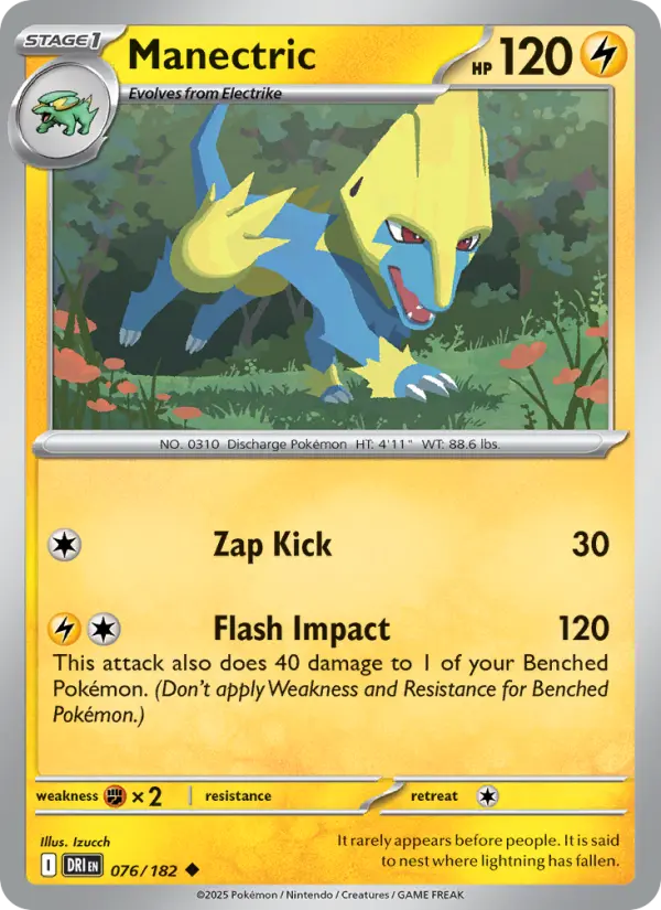 Manectric 76 Destined Rivals Pokesingles