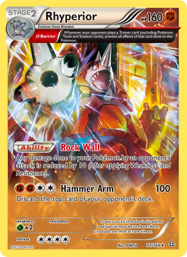 Rhyperior 77 Primal Clash Pokesingles