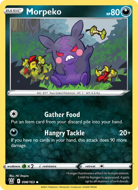 Morpeko 98 Battle Styles Pokesingles