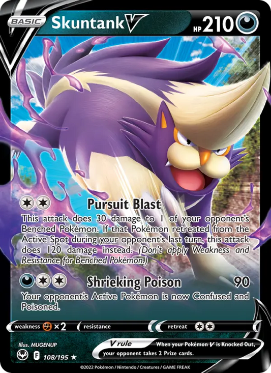Skuntank V 108 Silver Tempest Pokesingles