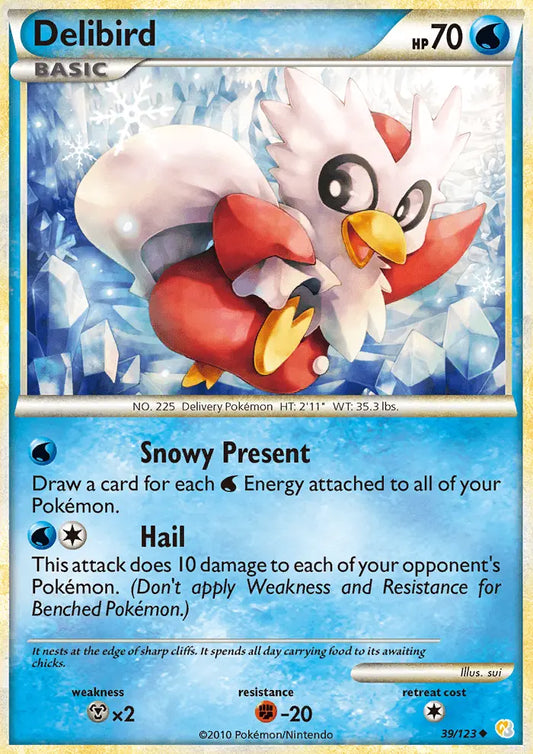 Delibird 39 HeartGold SoulSilver Pokesingles