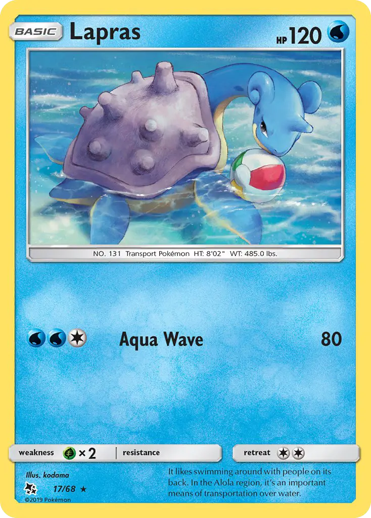 Lapras 17 Hidden Fates Pokesingles