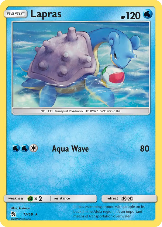 Lapras 17 Hidden Fates Pokesingles