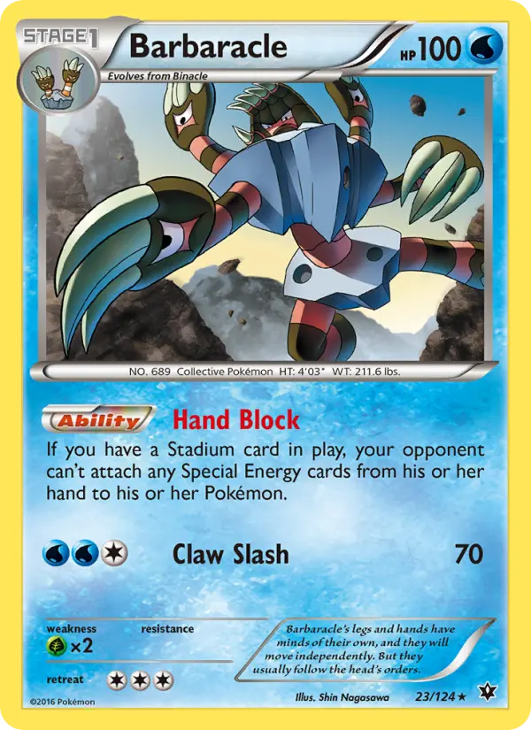 Barbaracle 23 Fates Collide Pokesingles