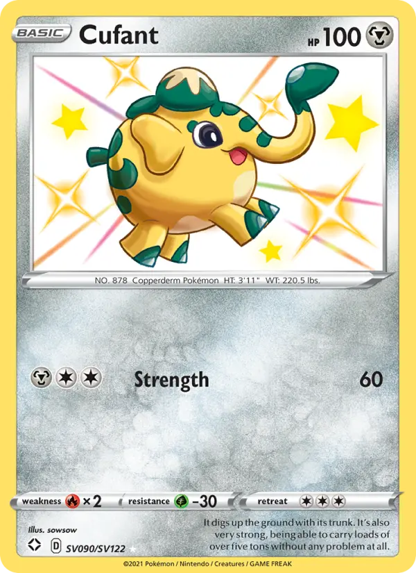 Cufant SV090 Shining Fates Pokesingles