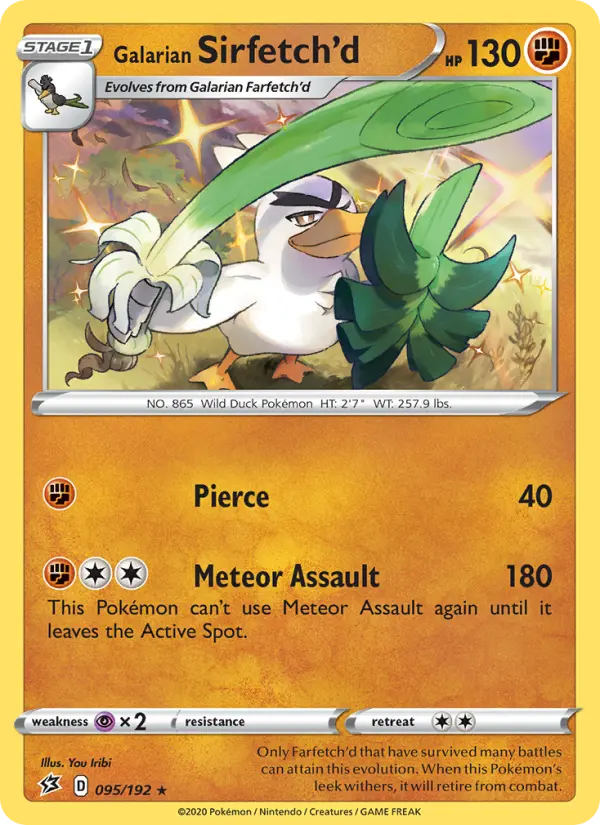 Galarian Sirfetch'd 95 Rebel Clash Pokesingles