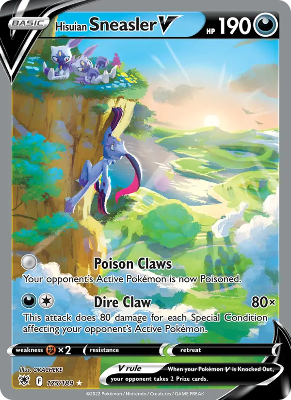 Hisuian Sneasler V 175 Astral Radiance Pokesingles