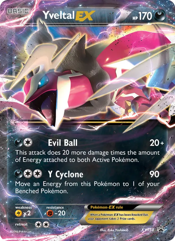 Yveltal EX XY150 XY Black Star Promos Pokesingles