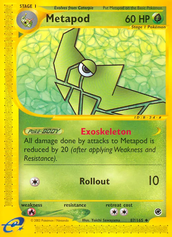 Metapod 87 Expedition Base Set Pokesingles
