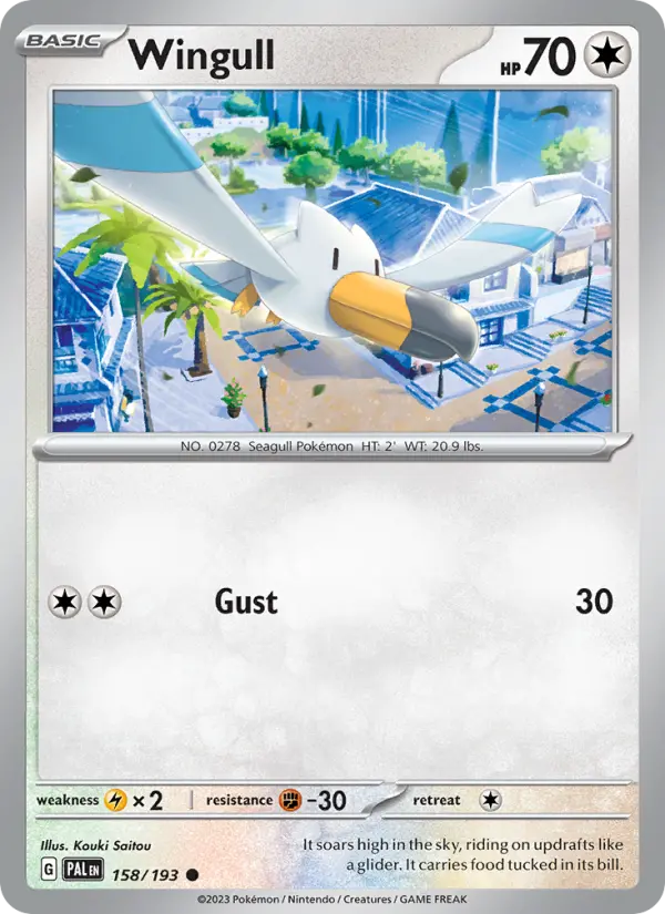 Wingull 158 Paldea Evolved Pokesingles