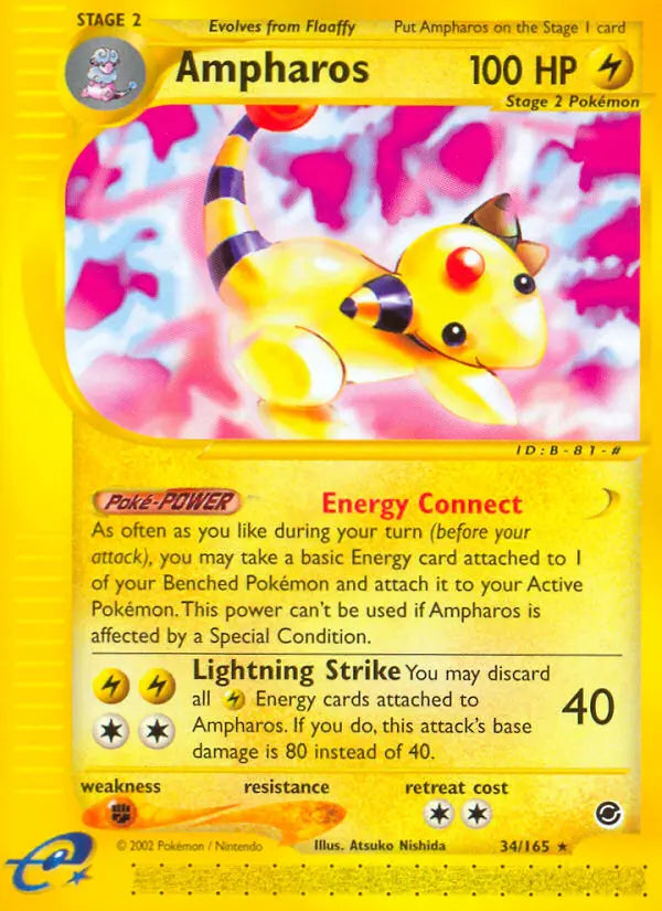 Ampharos 34 Expedition Base Set Pokesingles