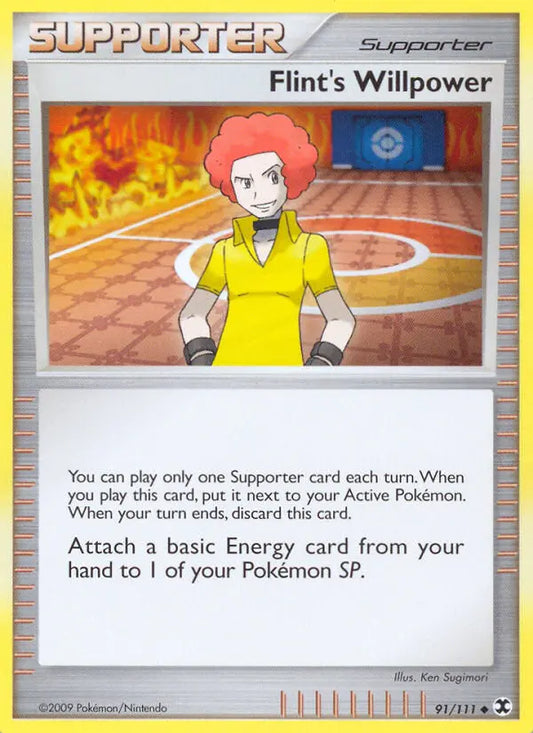 Flint's Willpower 91 Rising Rivals Pokesingles