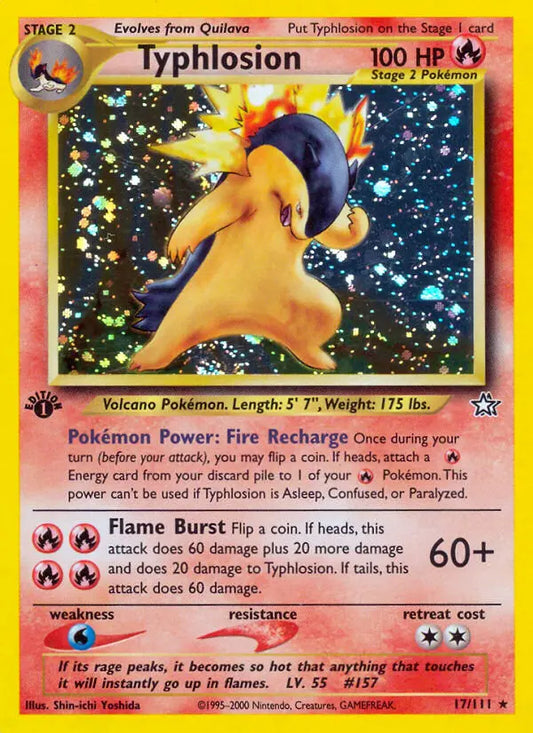 Typhlosion 17 Neo Genesis Pokesingles