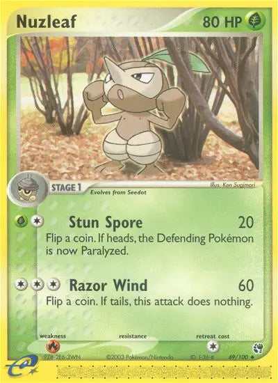 Nuzleaf 49 Sandstorm Pokesingles