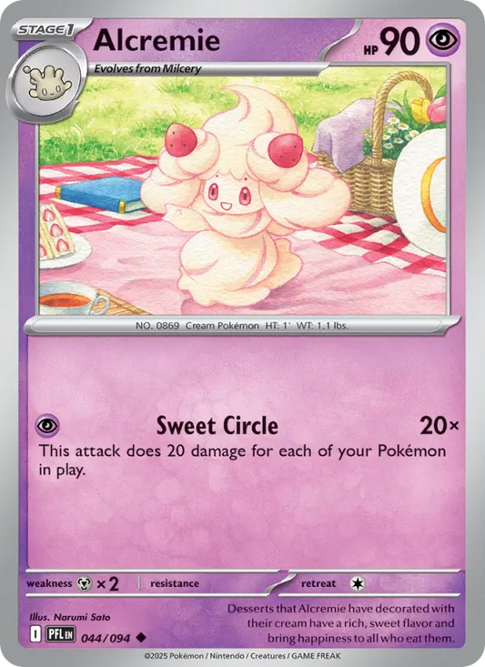 Alcremie 44 Phantasmal Flames Pokesingles