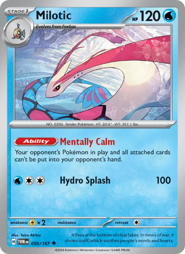 Milotic 50 Twilight Masquerade Pokesingles