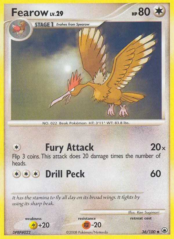 Fearow 36 Majestic Dawn Pokesingles
