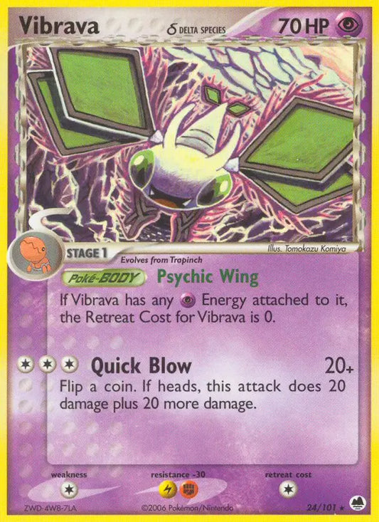 Vibrava δ 24 Dragon Frontiers Pokesingles