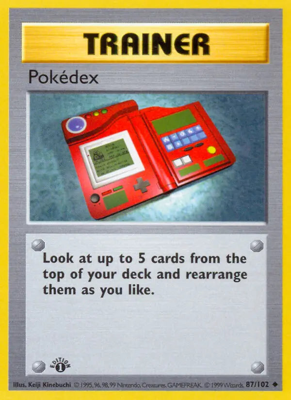 Pokédex 87 Base Set Pokesingles