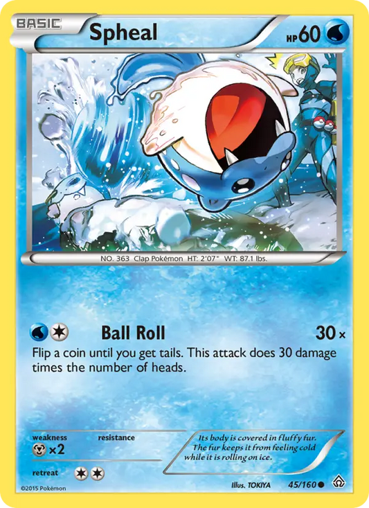Spheal 45 Primal Clash Pokesingles