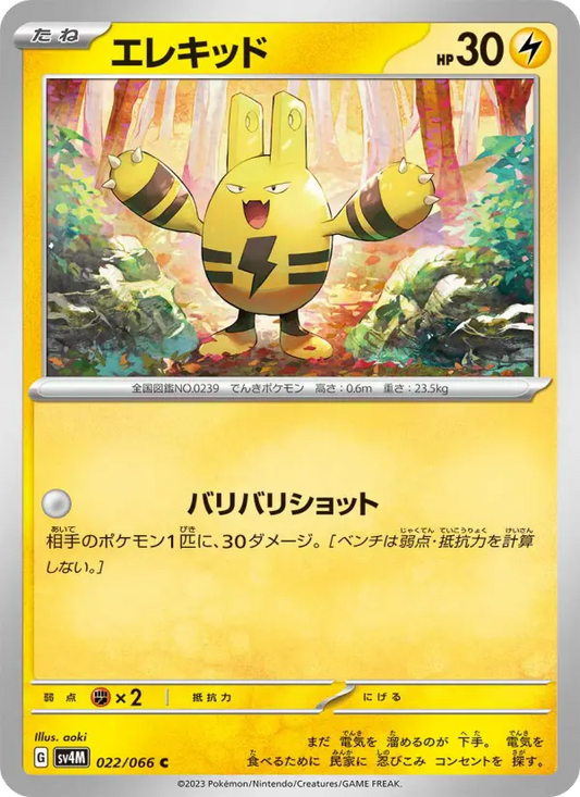 Elekid 22 Future Flash Pokesingles