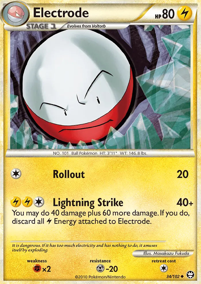 Electrode 34 Triumphant Pokesingles