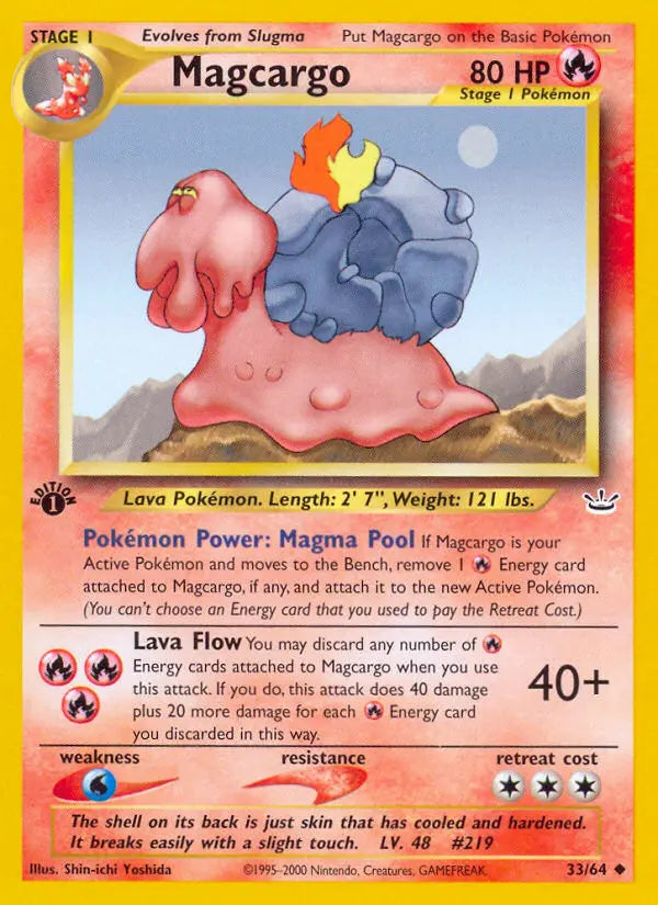 Magcargo 33 Neo Revelation Pokesingles