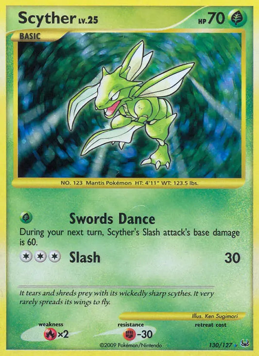 Scyther 130 Platinum Pokesingles