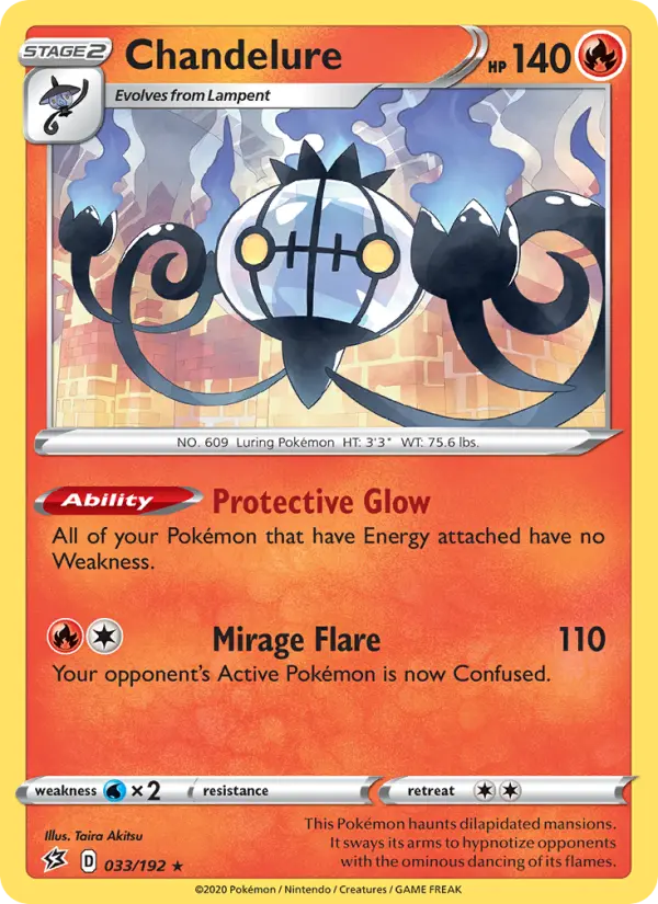 Chandelure 33 Rebel Clash Pokesingles