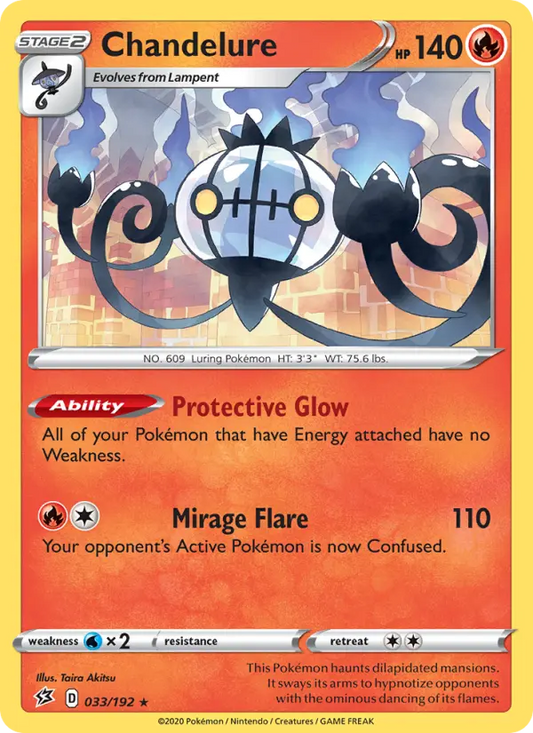 Chandelure 33 Rebel Clash Pokesingles