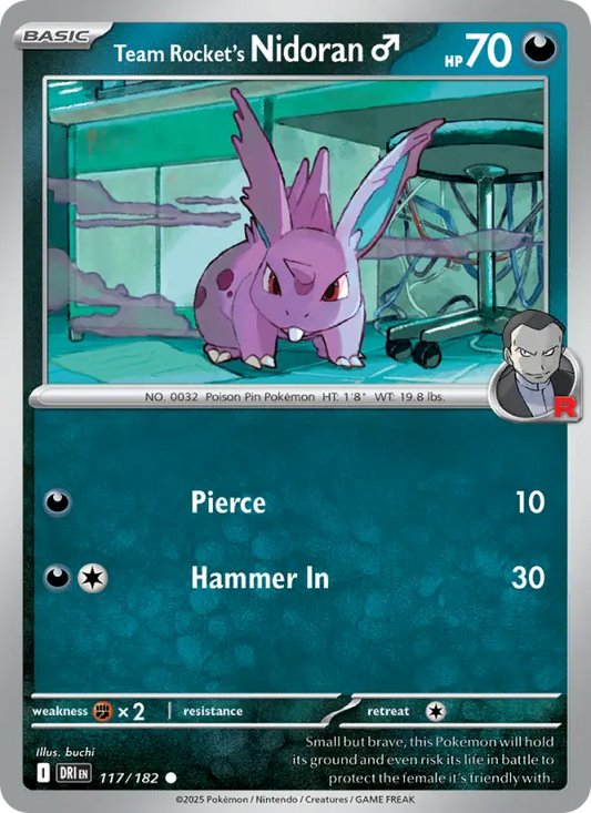 Team Rocket's Nidoran♂ 117 Destined Rivals Pokesingles