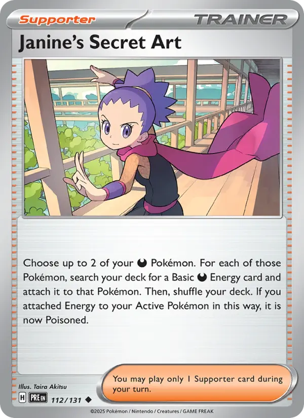 Janine's Secret Art 112 Prismatic Evolutions Pokesingles