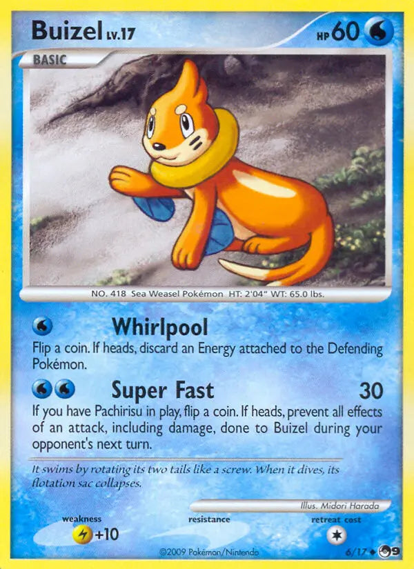 Buizel 6 POP Series 9 Pokesingles
