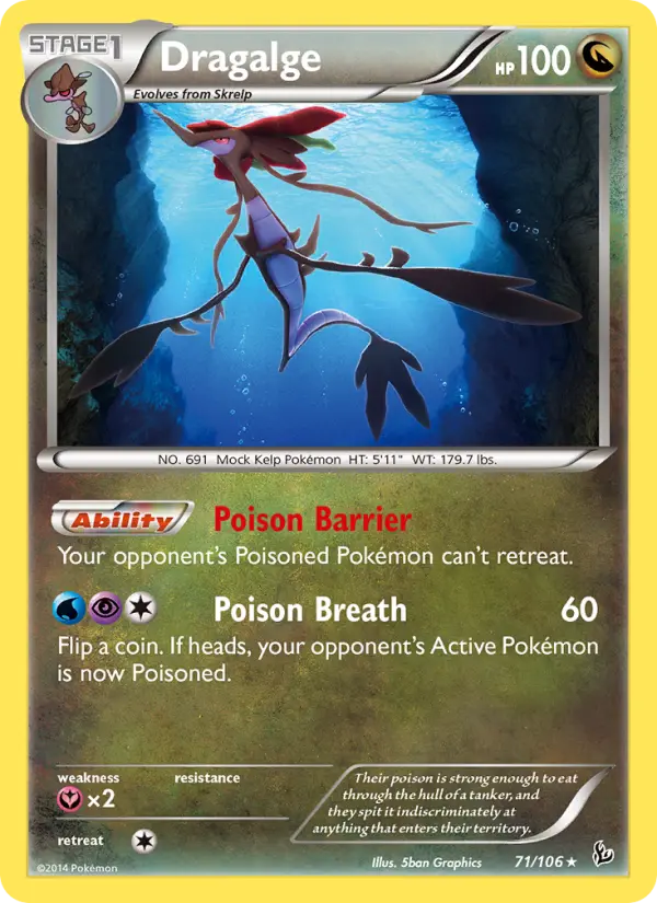 Dragalge 71 Flashfire Pokesingles