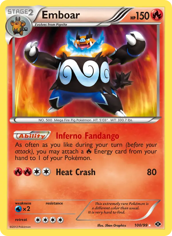 Emboar 100 Next Destinies Pokesingles