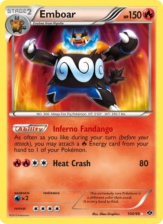 Emboar 100 Next Destinies Pokesingles